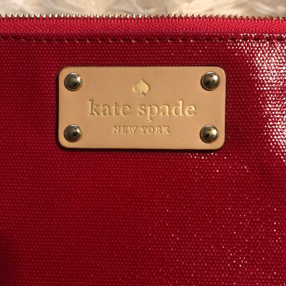 Kate Spade ♠️ hot pink clutch pouch bag NWT